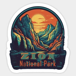 Zion National Park Sticker